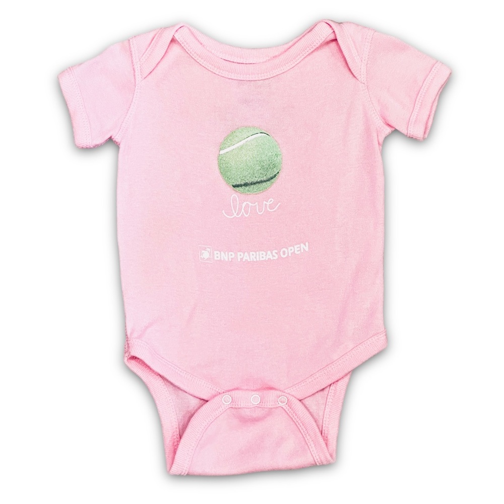FILA 6M BNP Paribas Open Tennis Ball “LOVE” Pink Onesie